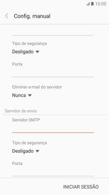 Prima a lista suspensa sob 