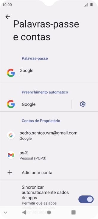 Prima a tecla de início para voltar ao ecrã inicial.