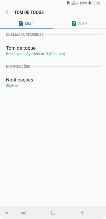 Prima a tecla de início para terminar e voltar ao ecrã inicial.