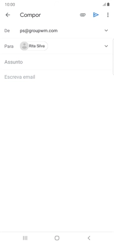 Prima Assunto e introduza o assunto pretendido.