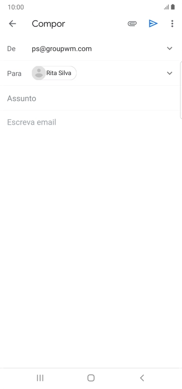 Prima Assunto e introduza o assunto pretendido.