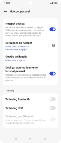 Prima a tecla de início para terminar e voltar ao ecrã inicial.