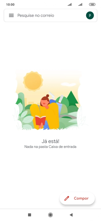 Prima o ícone de perfil.