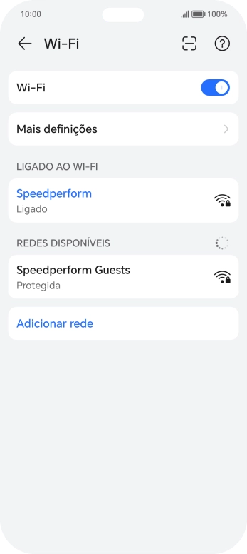 Para voltar ao ecrã inicial, deslize o dedo de baixo para cima a partir da base do ecrã.