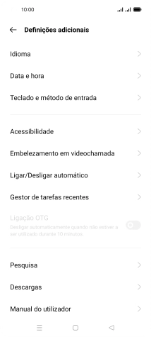 Prima Data e hora.
