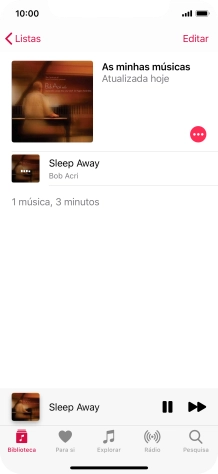 Prima o título da música.