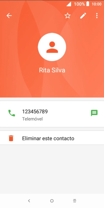 Prima o número pretendido.