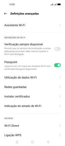 Prima Assistente Wi-Fi.