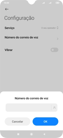 Introduza 123 e prima OK.