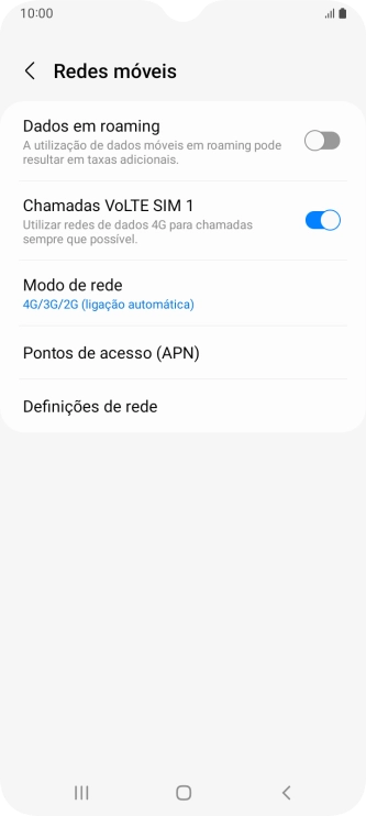 Prima Pontos de acesso (APN).