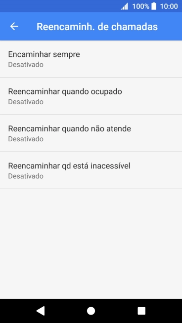 Prima a tecla de início para terminar e voltar ao ecrã inicial.