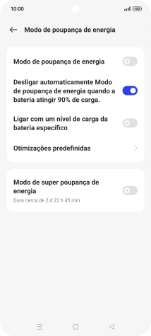 Prima o indicador junto à definição pretendida para ativar a função.