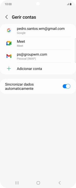 Prima a tecla de início para terminar e voltar ao ecrã inicial.