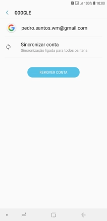 Prima Sincronizar conta.