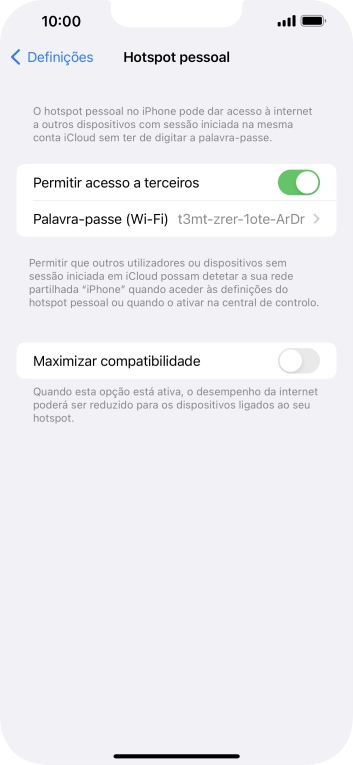 Para voltar ao ecrã inicial, deslize o dedo de baixo para cima a partir da base do ecrã.