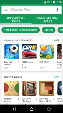 Prima a caixa de pesquisa.