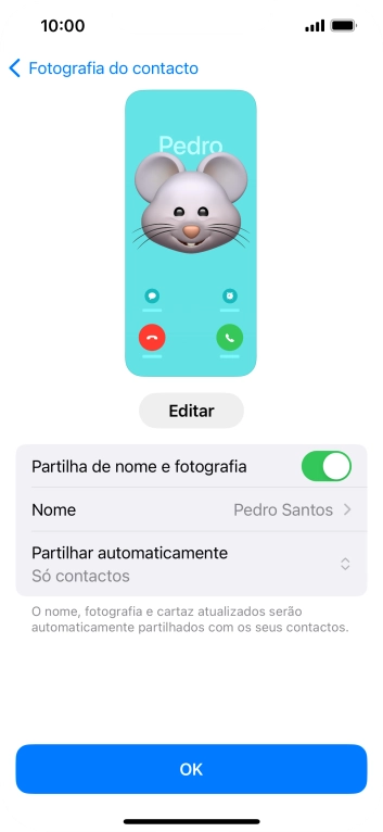 Prima o indicador junto a 