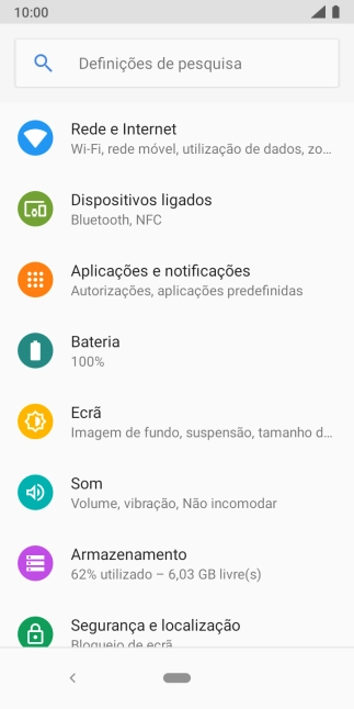 Prima Dispositivos ligados.