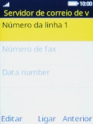 Escolha Número de linha 1.