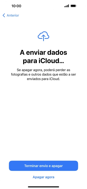 Prima Apagar agora.