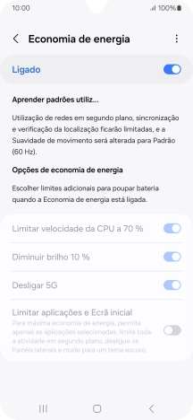 Prima a tecla de início para terminar e voltar ao ecrã inicial.