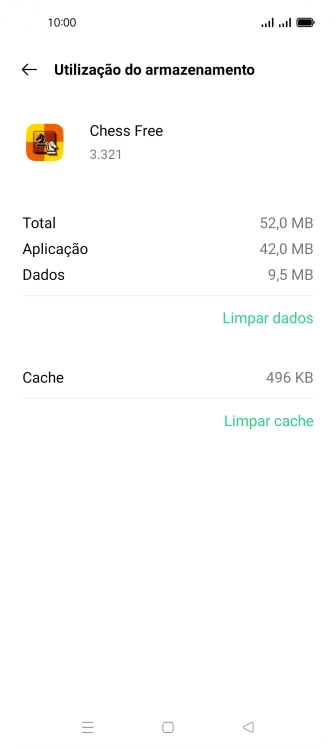 Prima Limpar cache.
