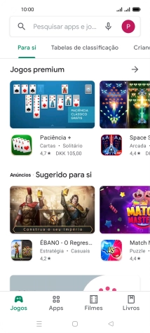 Prima o ícone de perfil.