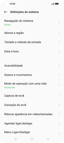 Prima Data e hora.