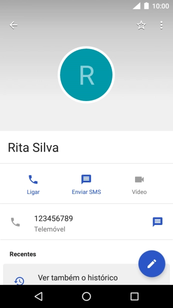 Prima a tecla de início para terminar e voltar ao ecrã inicial.