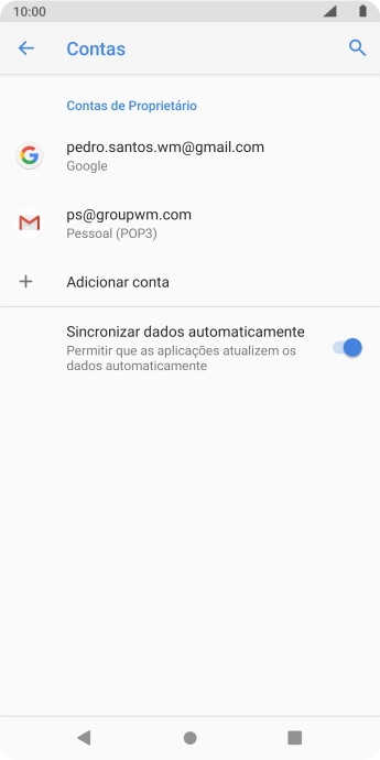 Prima a tecla de início para terminar e voltar ao ecrã inicial.