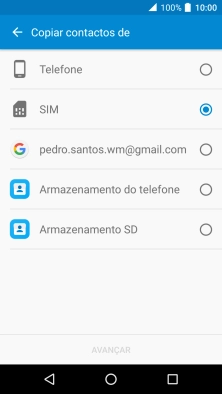 Prima AVANÇAR.