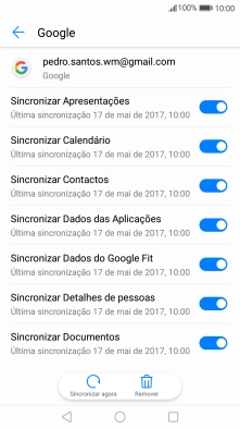 Prima a tecla de início para terminar e voltar ao ecrã inicial.