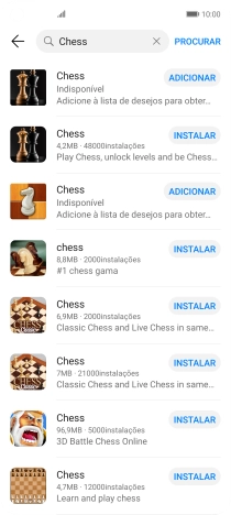 Prima a app pretendida.