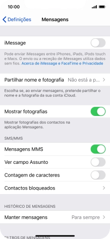 Para voltar ao ecrã inicial, deslize o dedo de baixo para cima a partir da base do ecrã.