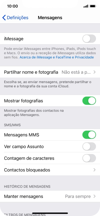 Para voltar ao ecrã inicial, deslize o dedo de baixo para cima a partir da base do ecrã.