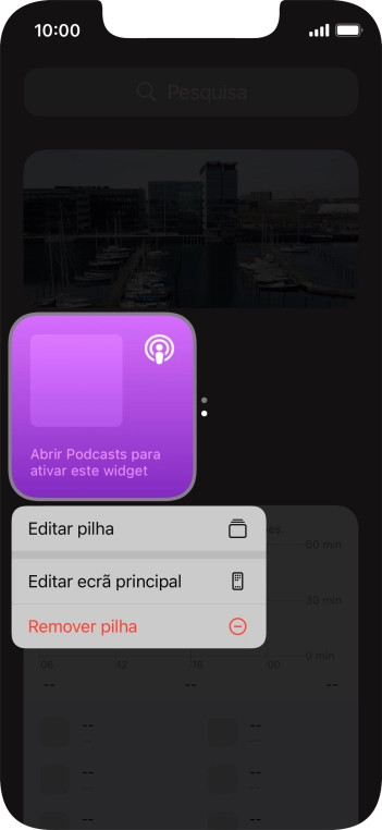 Prima Editar pilha.