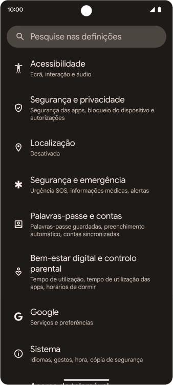 Prima Segurança e privacidade.