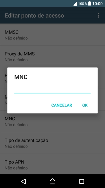 Introduza 01 e prima OK.