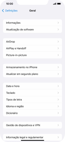Prima Atualizar em segundo plano.