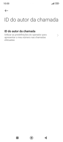 Prima ID do autor da chamada.