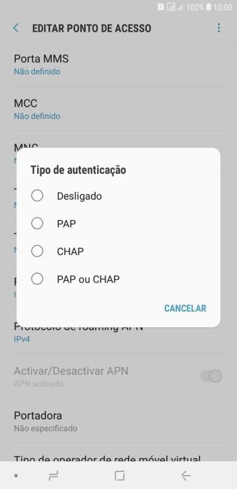 Prima Desligado.