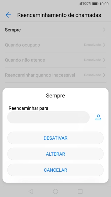 Prima DESATIVAR.