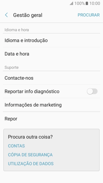 Prima Data e hora.