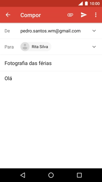 Prima o ícone de anexo.