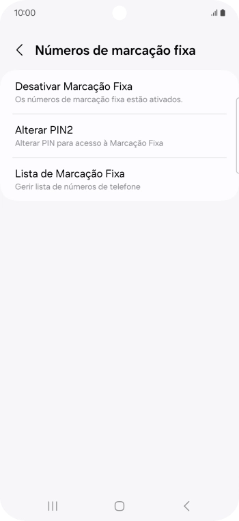 Prima Desativar Marcação Fixa.