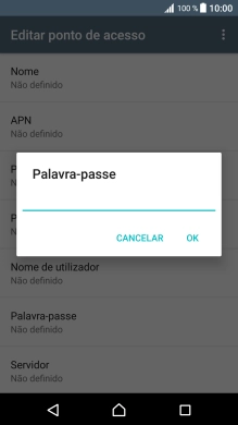 Introduza vas e prima OK.