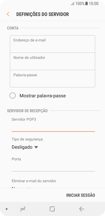 Prima a lista suspensa sob 