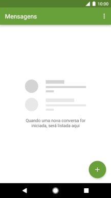 Prima o ícone de nova mensagem.