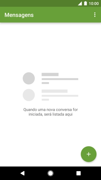 Prima o ícone de nova mensagem.