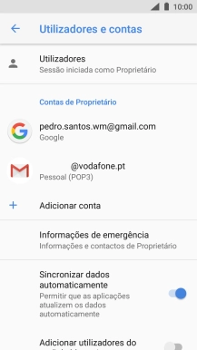 Prima a tecla de início para terminar e voltar ao ecrã inicial.